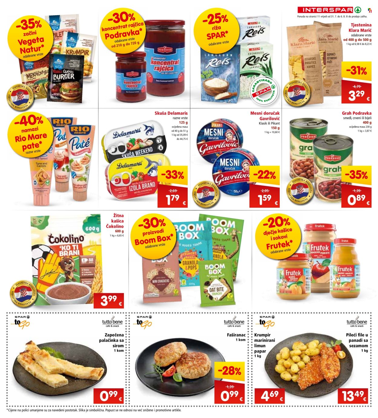 INTERSPAR katalog - 31.07.2024. - 06.08.2024. Stranica 11