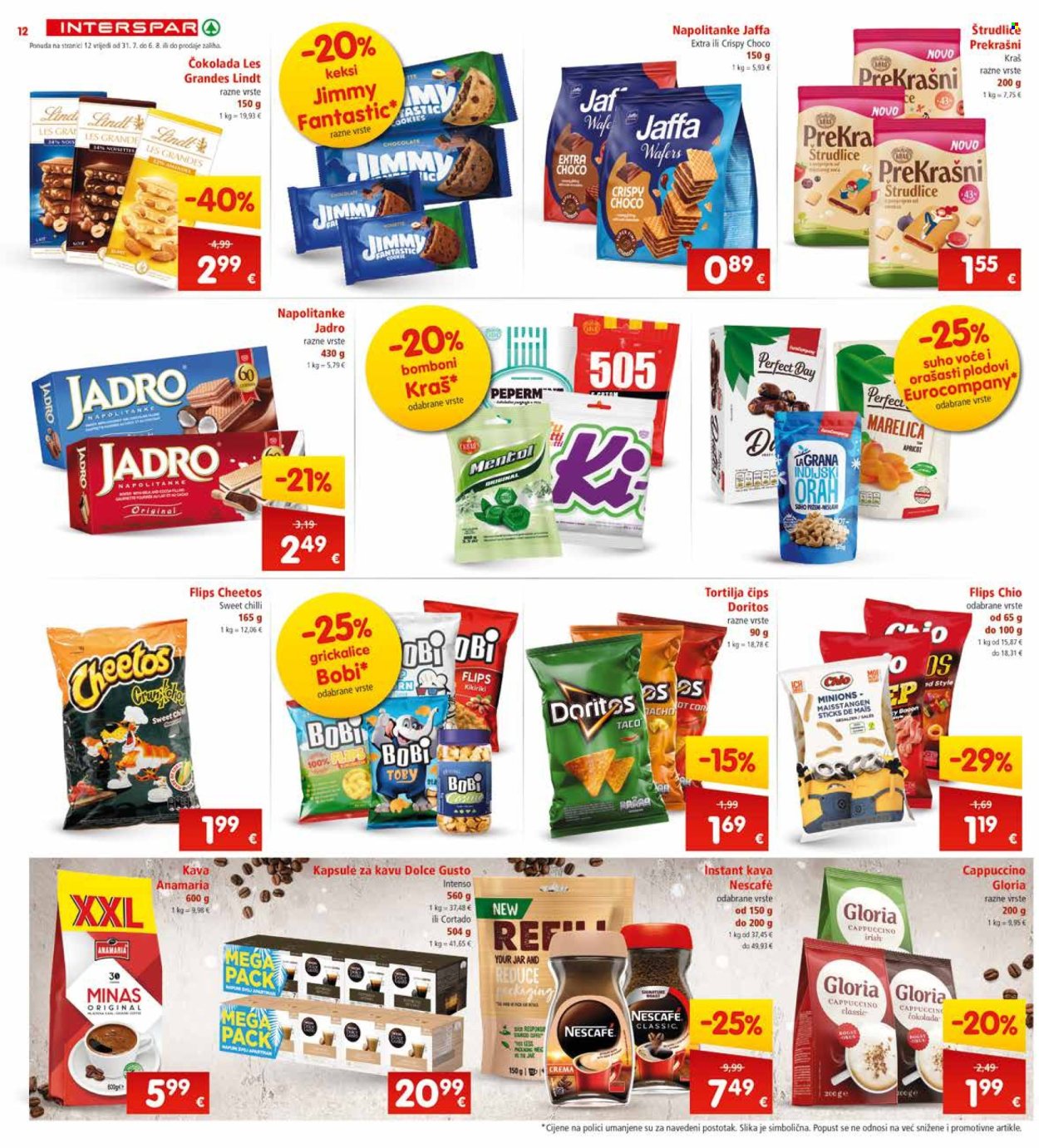 INTERSPAR katalog - 31.07.2024. - 06.08.2024. Stranica 12