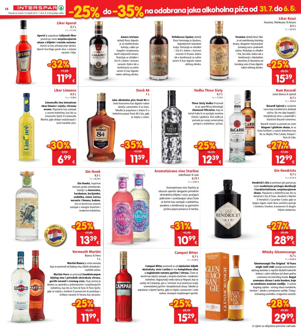 INTERSPAR katalog - 31.07.2024. - 06.08.2024. Stranica 14