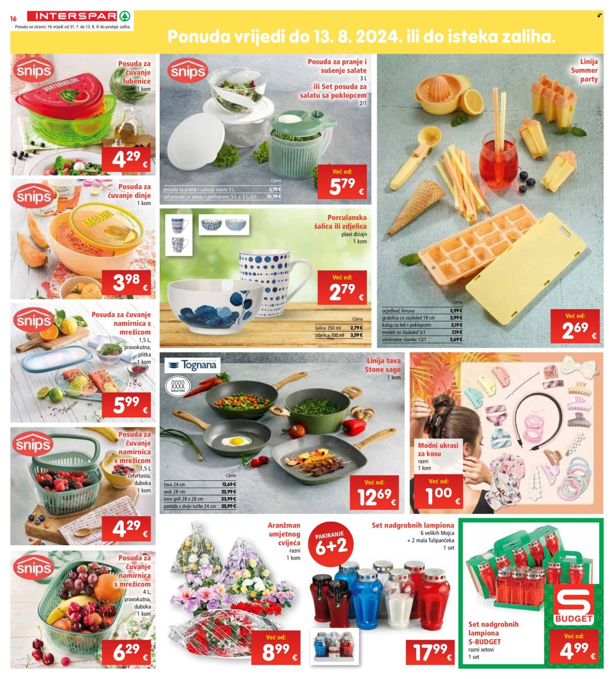 INTERSPAR katalog - 31.07.2024. - 06.08.2024. Stranica 16