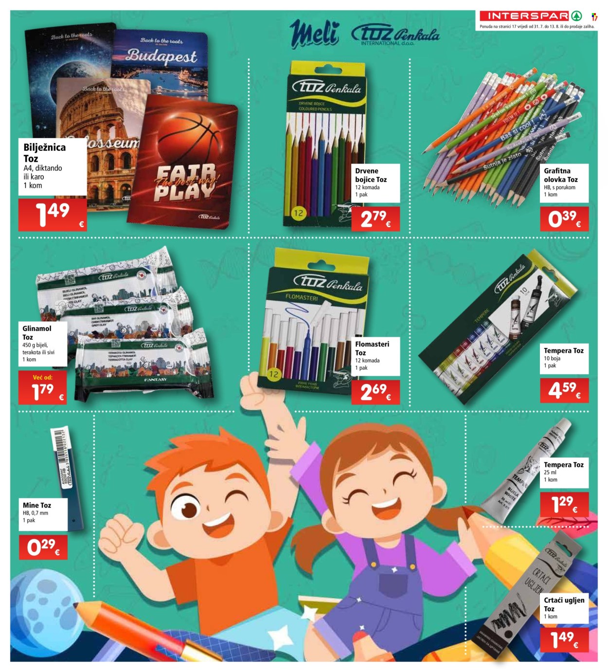 INTERSPAR katalog - 31.07.2024. - 06.08.2024. Stranica 17