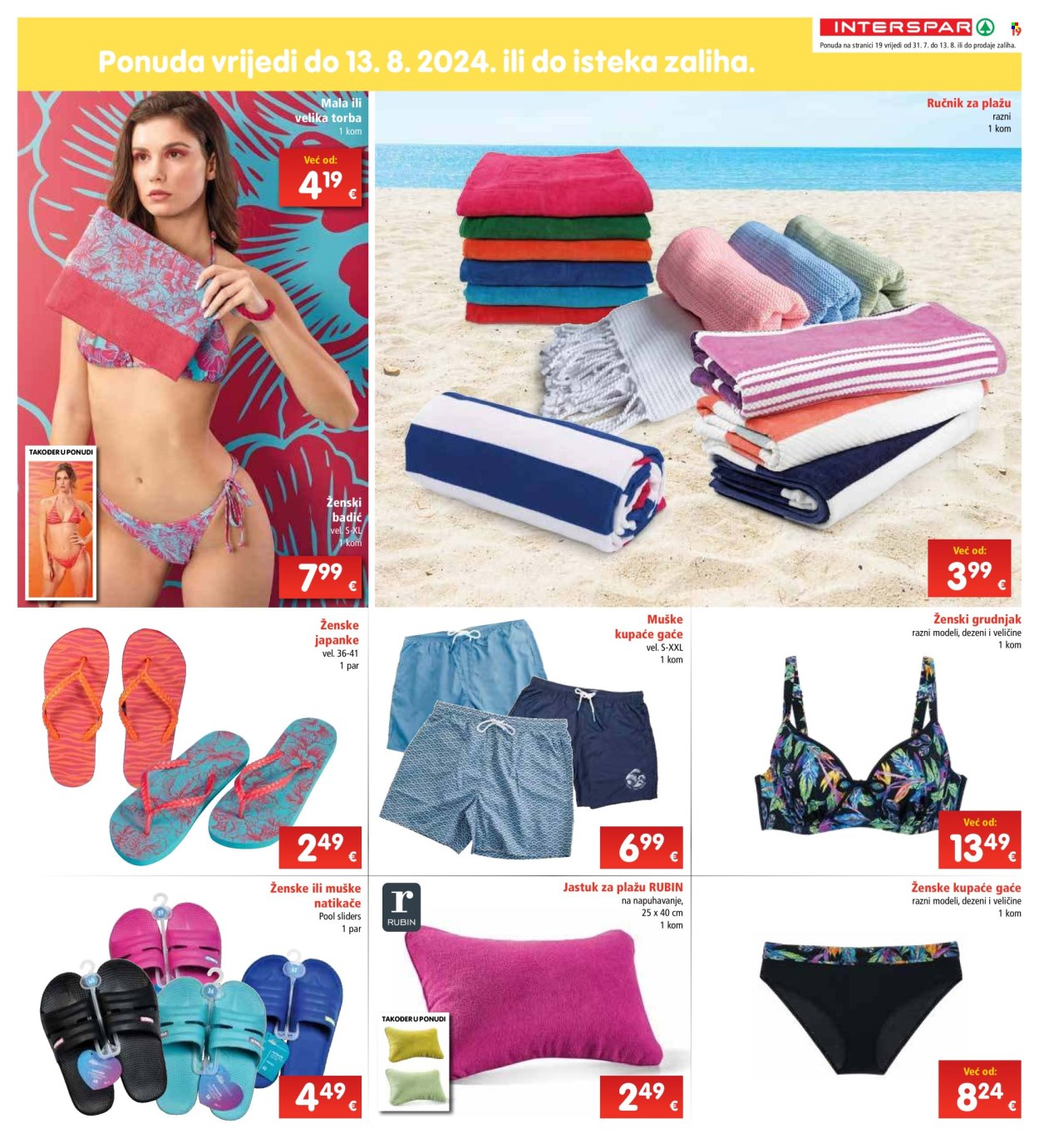 INTERSPAR katalog - 31.07.2024. - 06.08.2024. Stranica 19