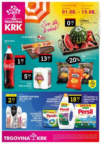 Trgovina KRK katalog - 01.08.2024. - 15.08.2024.