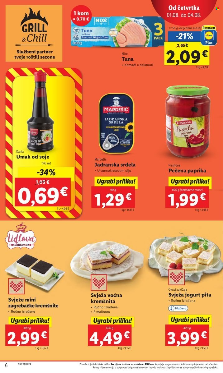 Lidl katalog - 01.08.2024. - 04.08.2024. Stranica 6