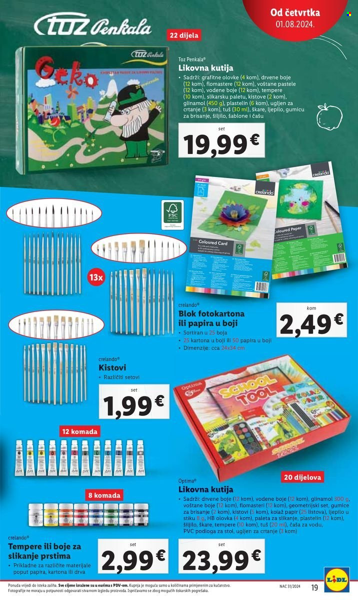 Lidl katalog - 01.08.2024. - 04.08.2024. Stranica 19