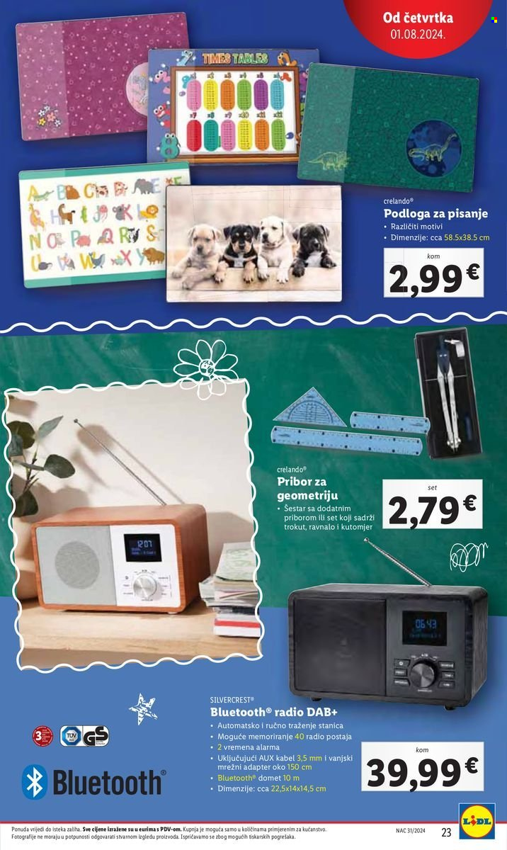 Lidl katalog - 01.08.2024. - 04.08.2024. Stranica 23