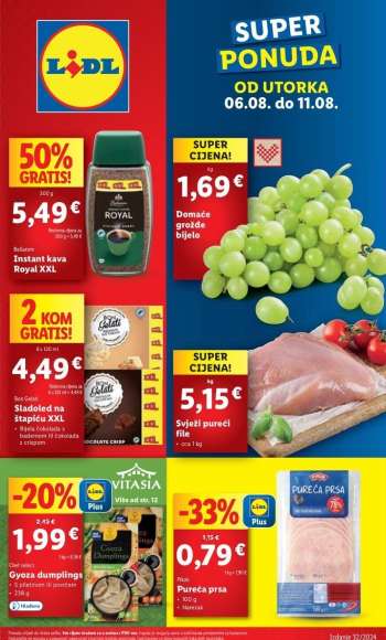 Lidl katalog - 06.08.2024. - 11.08.2024.