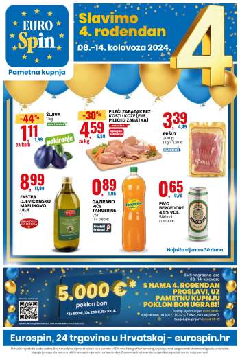 Eurospin katalog - 08.08.2024. - 14.08.2024.