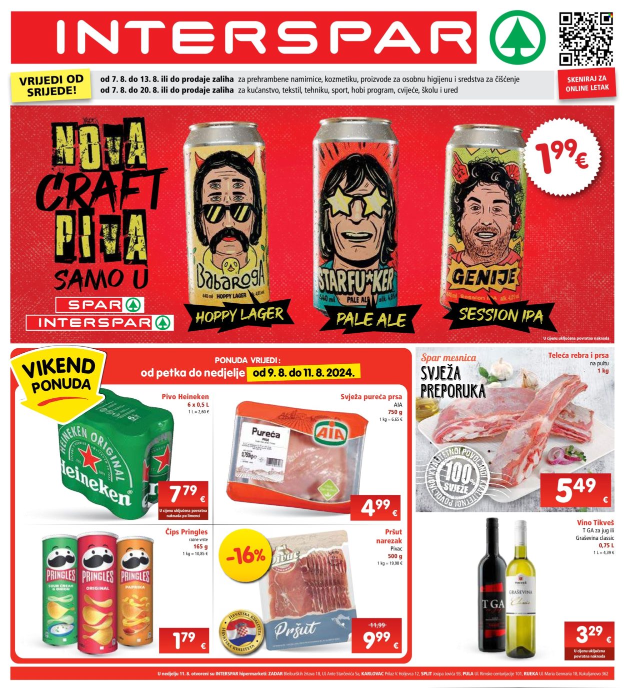 INTERSPAR katalog - 07.08.2024. - 13.08.2024. Stranica 1