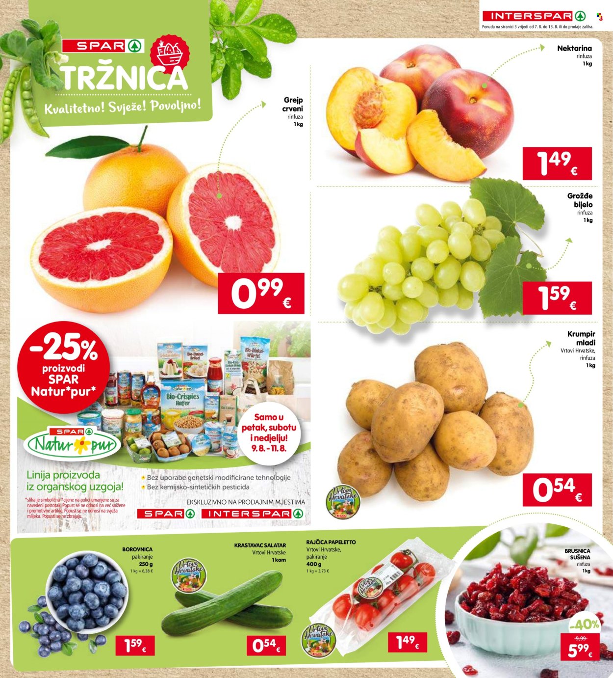 INTERSPAR katalog - 07.08.2024. - 13.08.2024. Stranica 3