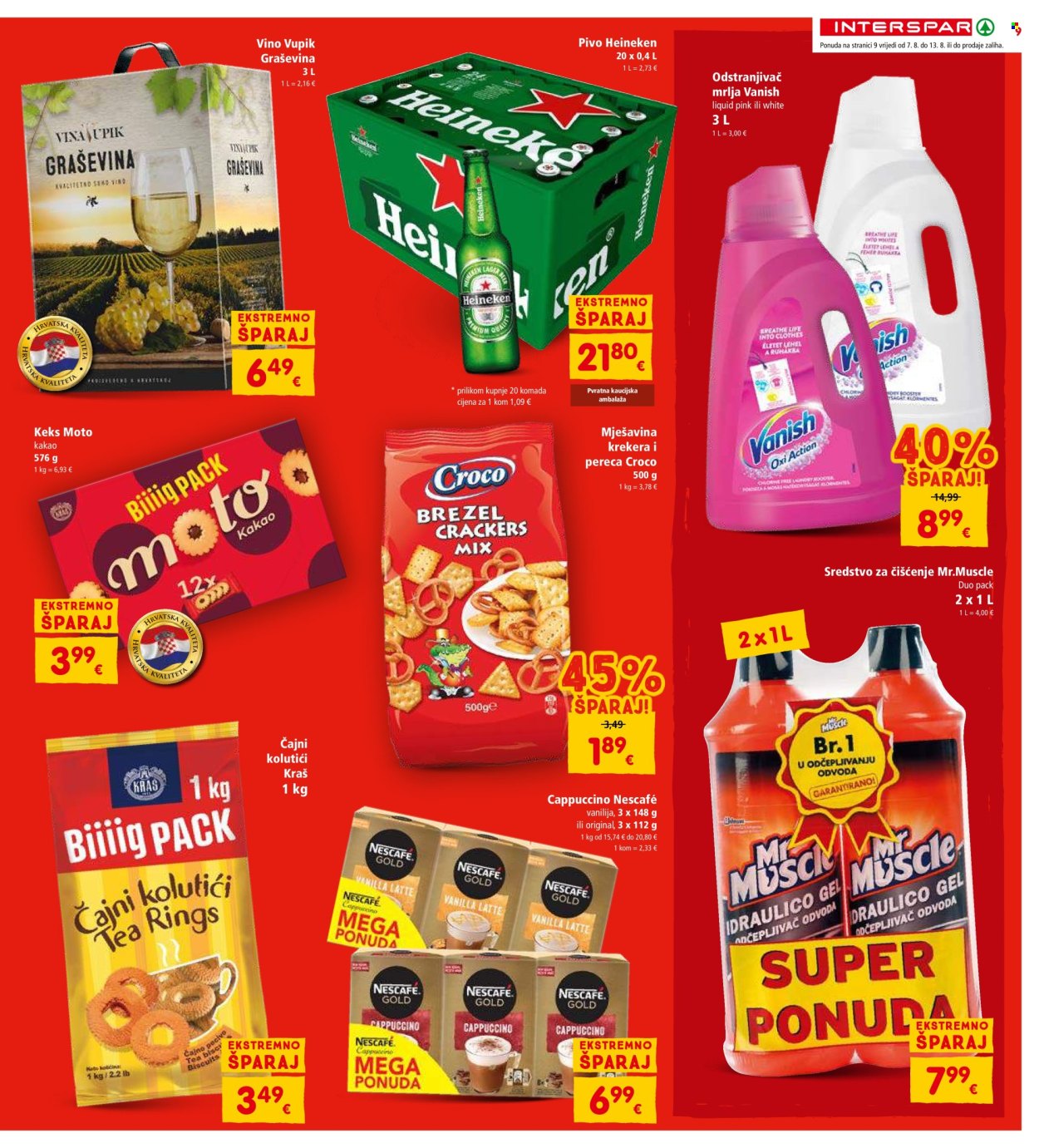 INTERSPAR katalog - 07.08.2024. - 13.08.2024. Stranica 9