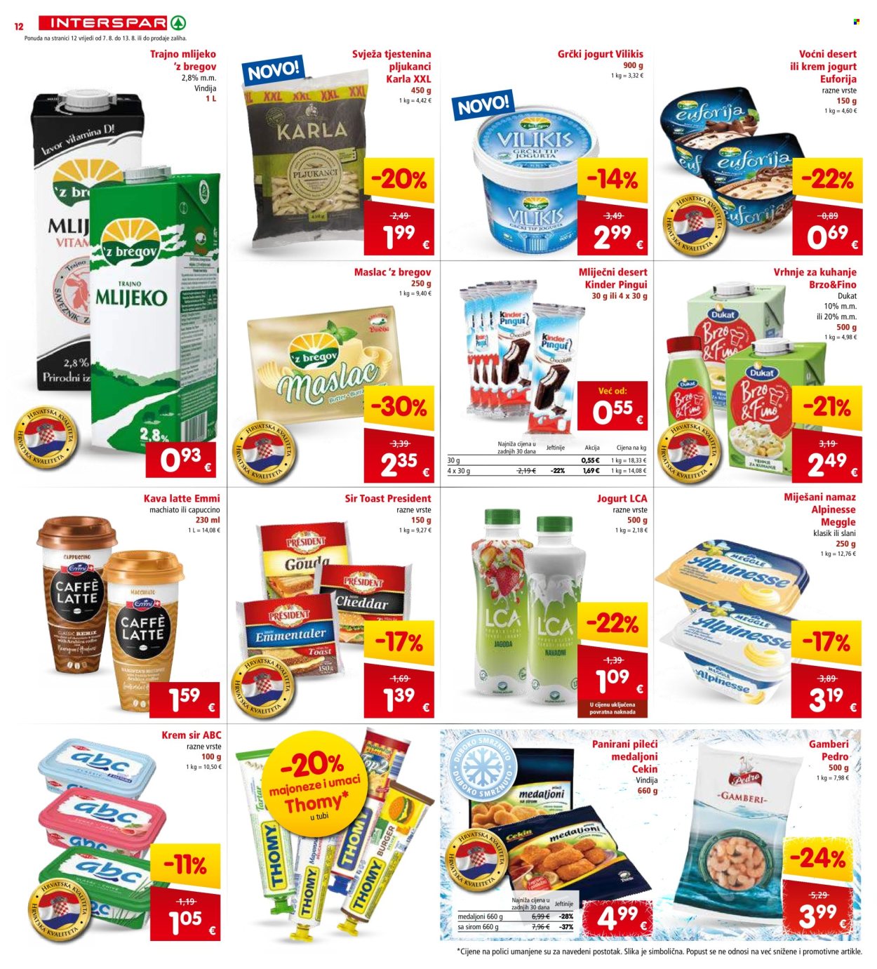 INTERSPAR katalog - 07.08.2024. - 13.08.2024. Stranica 12
