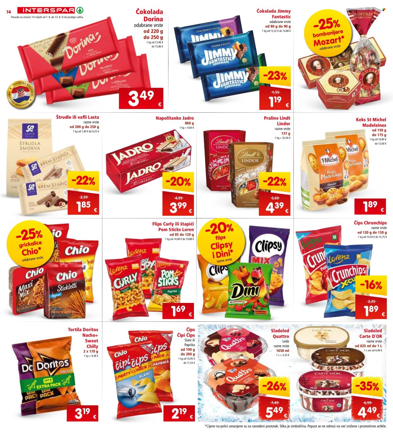 INTERSPAR katalog - 07.08.2024. - 13.08.2024. Stranica 14