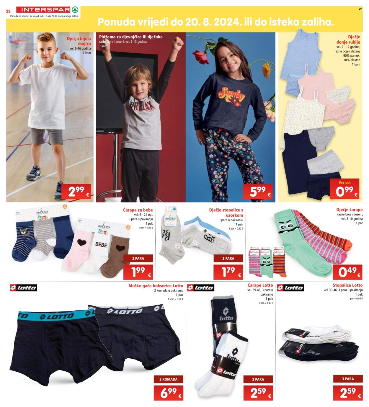INTERSPAR katalog - 07.08.2024. - 13.08.2024. Stranica 22
