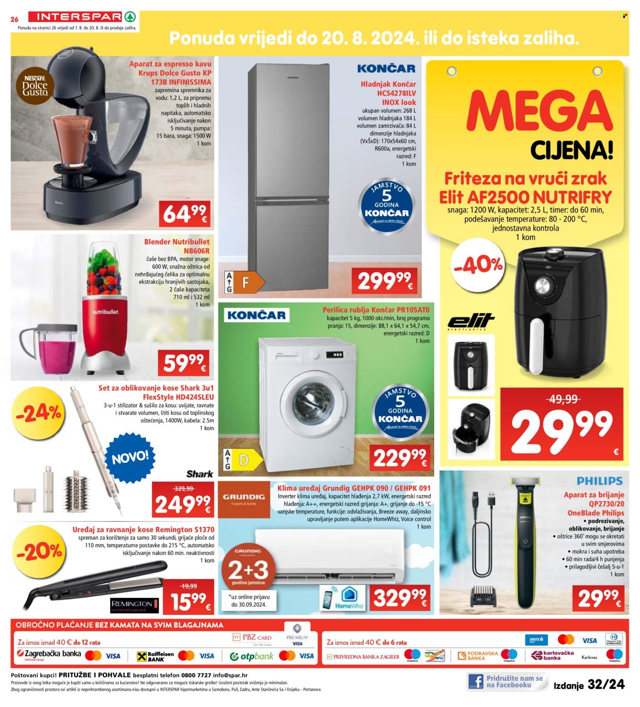 INTERSPAR katalog - 07.08.2024. - 13.08.2024. Stranica 26