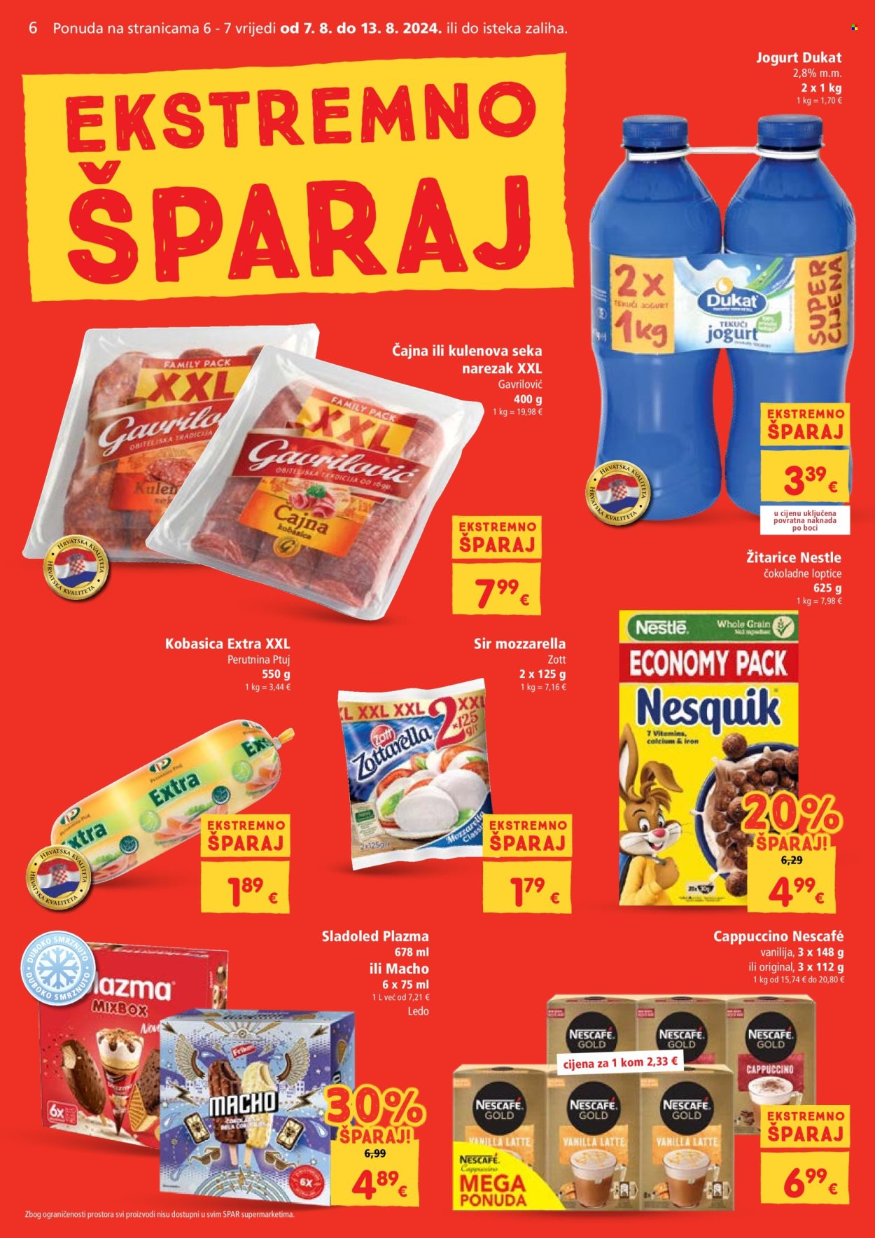 SPAR katalog - 07.08.2024. - 13.08.2024. Stranica 6
