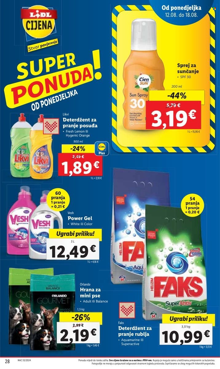 Lidl katalog - 12.08.2024. - 18.08.2024. Stranica 28