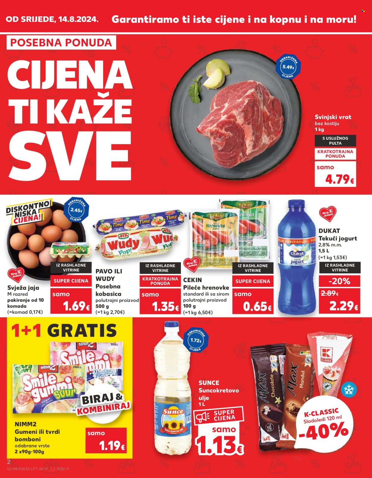 Kaufland katalog - 14.08.2024. - 20.08.2024. Stranica 2