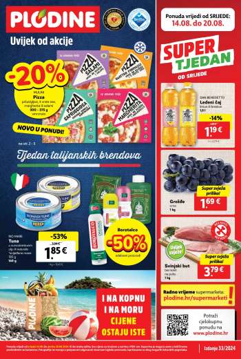 Plodine katalog - 14.08.2024. - 20.08.2024.