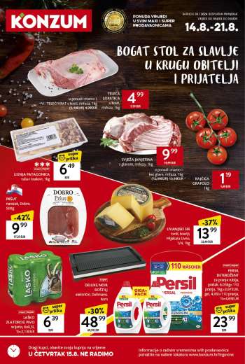 Konzum katalog - 14.08.2024. - 21.08.2024.