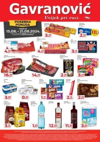 Gavranović katalog - 15.08.2024. - 21.08.2024.