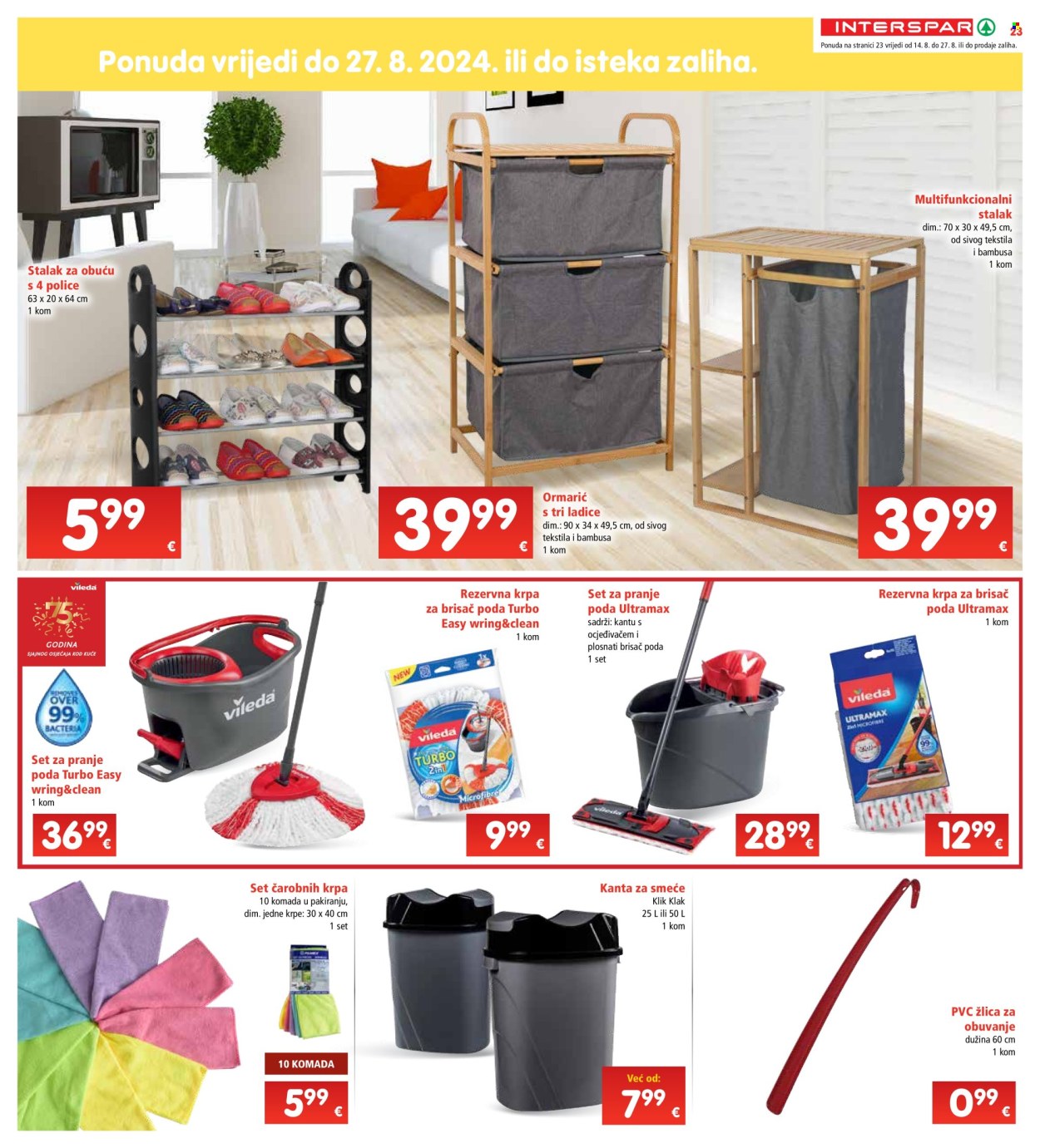 INTERSPAR katalog - 14.08.2024. - 20.08.2024. Stranica 23