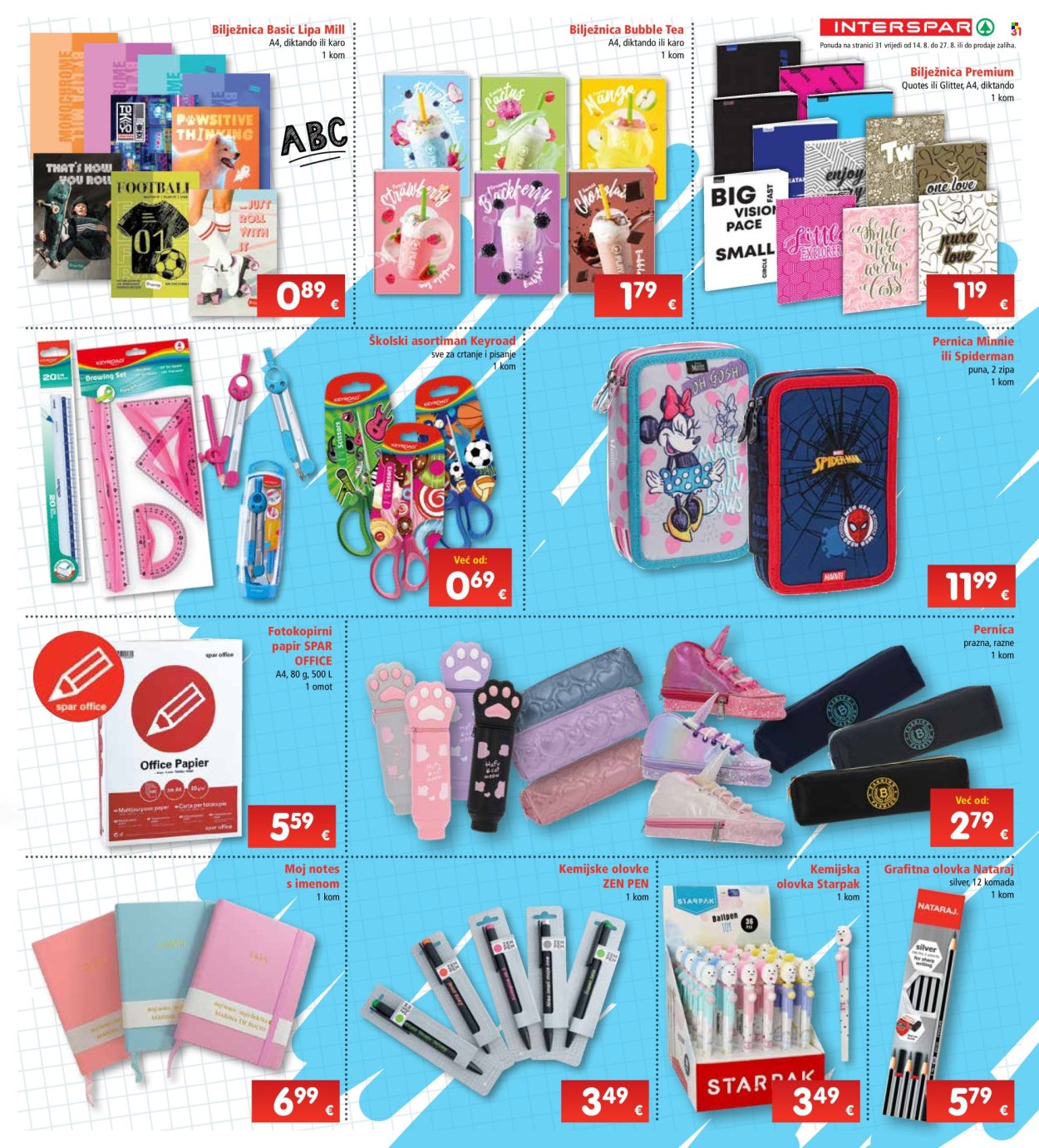 INTERSPAR katalog - 14.08.2024. - 20.08.2024. Stranica 31