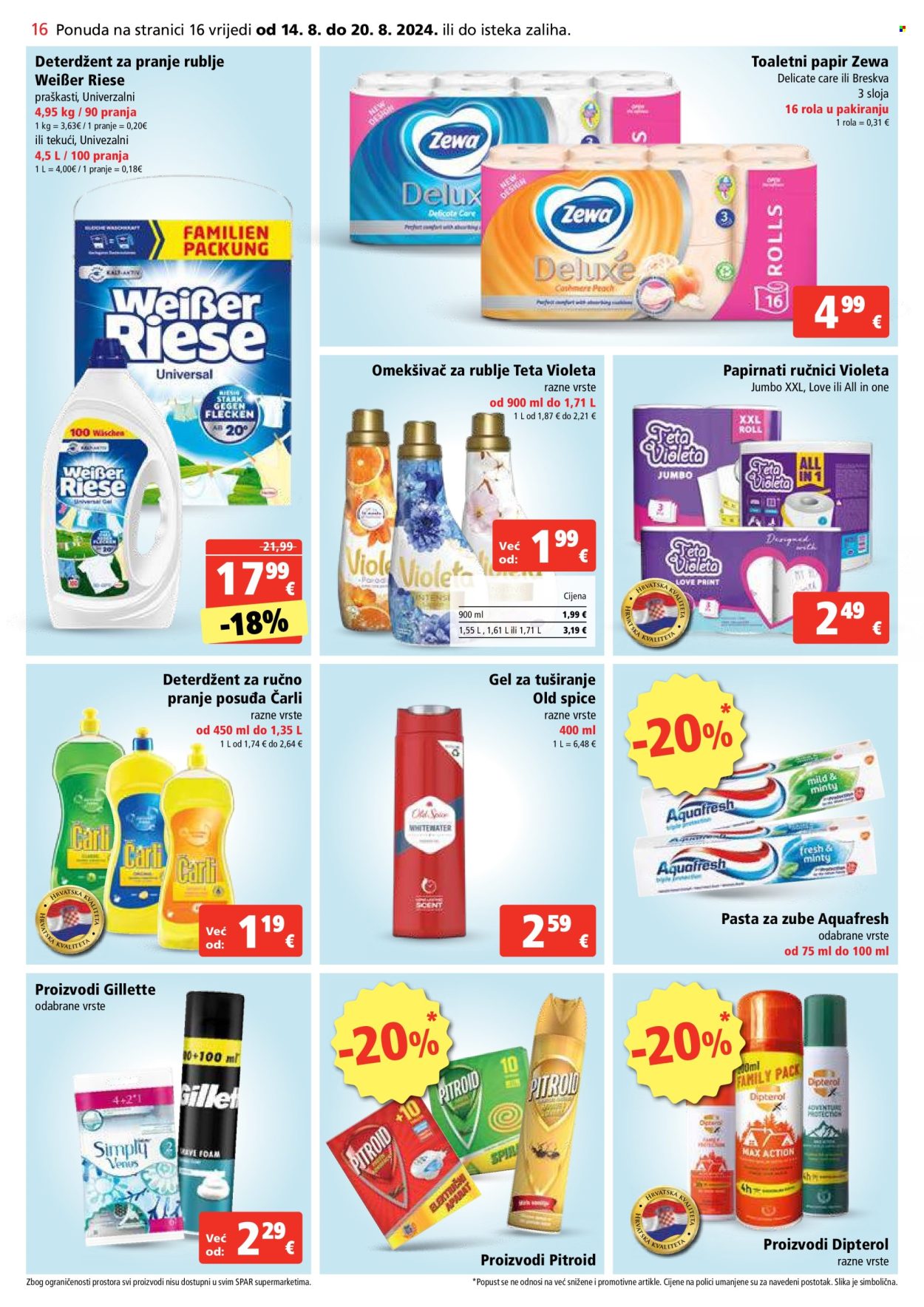 SPAR katalog - 14.08.2024. - 20.08.2024. Stranica 16