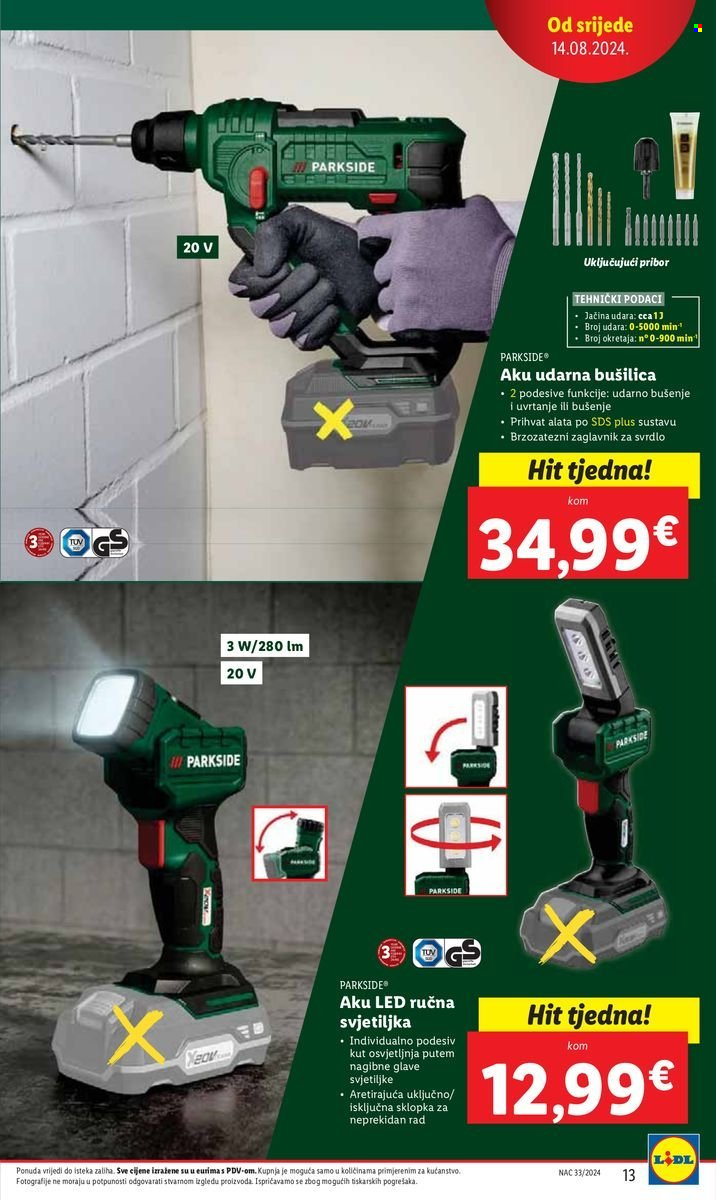 Lidl katalog - 14.08.2024. - 18.08.2024. Stranica 13
