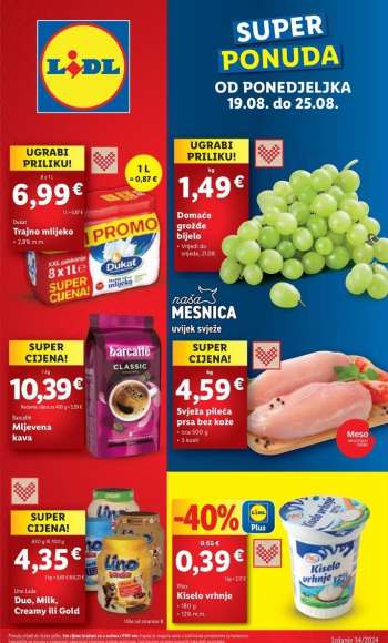 Lidl katalog - 19.08.2024. - 25.08.2024.