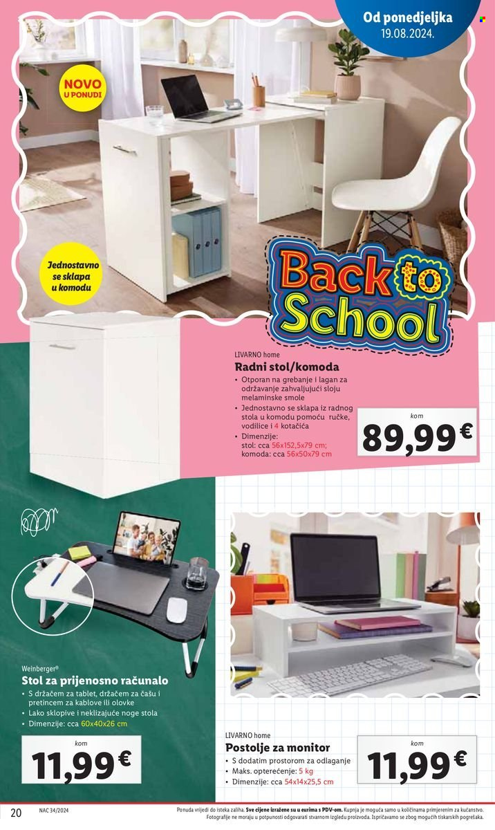 Lidl katalog - 19.08.2024. - 25.08.2024. Stranica 20