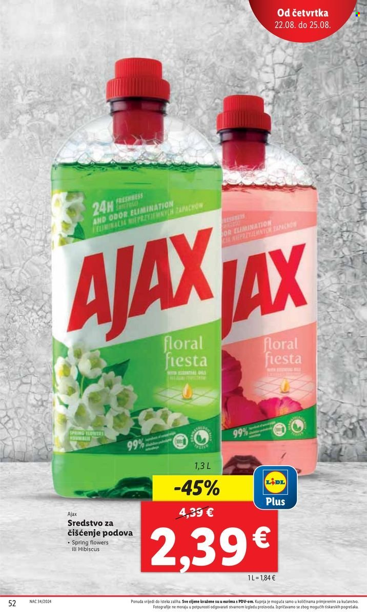 Lidl katalog - 19.08.2024. - 25.08.2024. Stranica 52