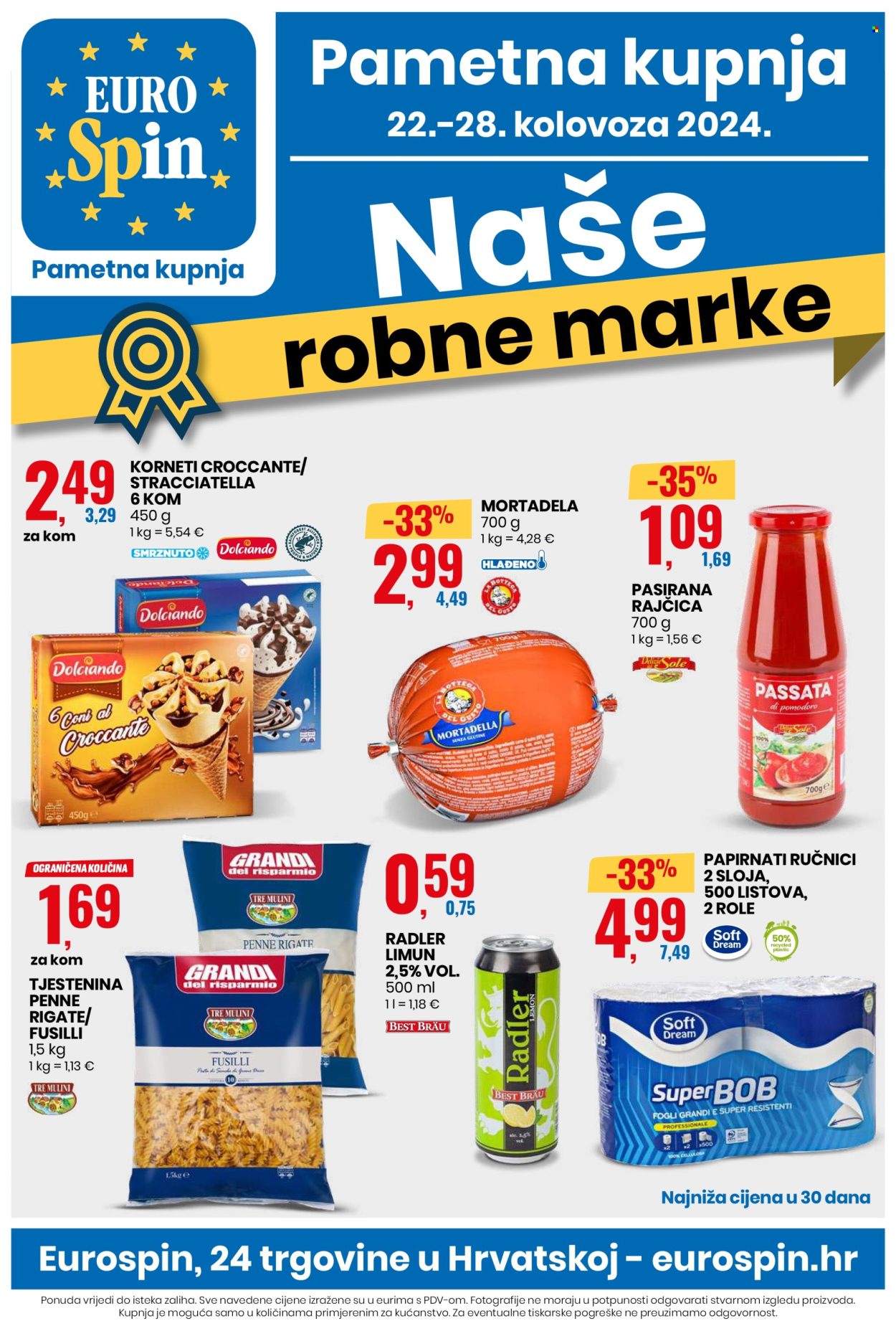 Eurospin katalog - 22.08.2024. - 28.08.2024. Stranica 1