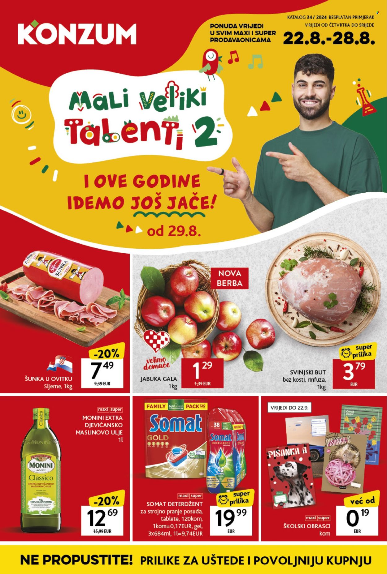 Konzum katalog - 22.08.2024. - 28.08.2024. Stranica 1