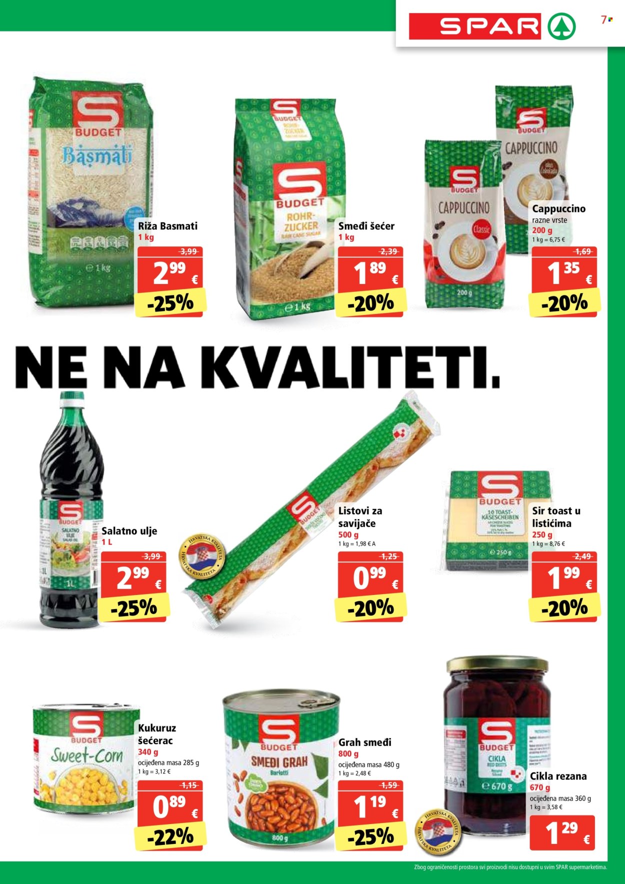 SPAR katalog - 21.08.2024. - 27.08.2024. Stranica 7