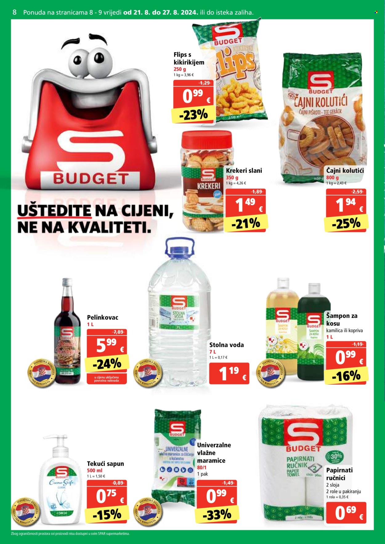 SPAR katalog - 21.08.2024. - 27.08.2024. Stranica 8