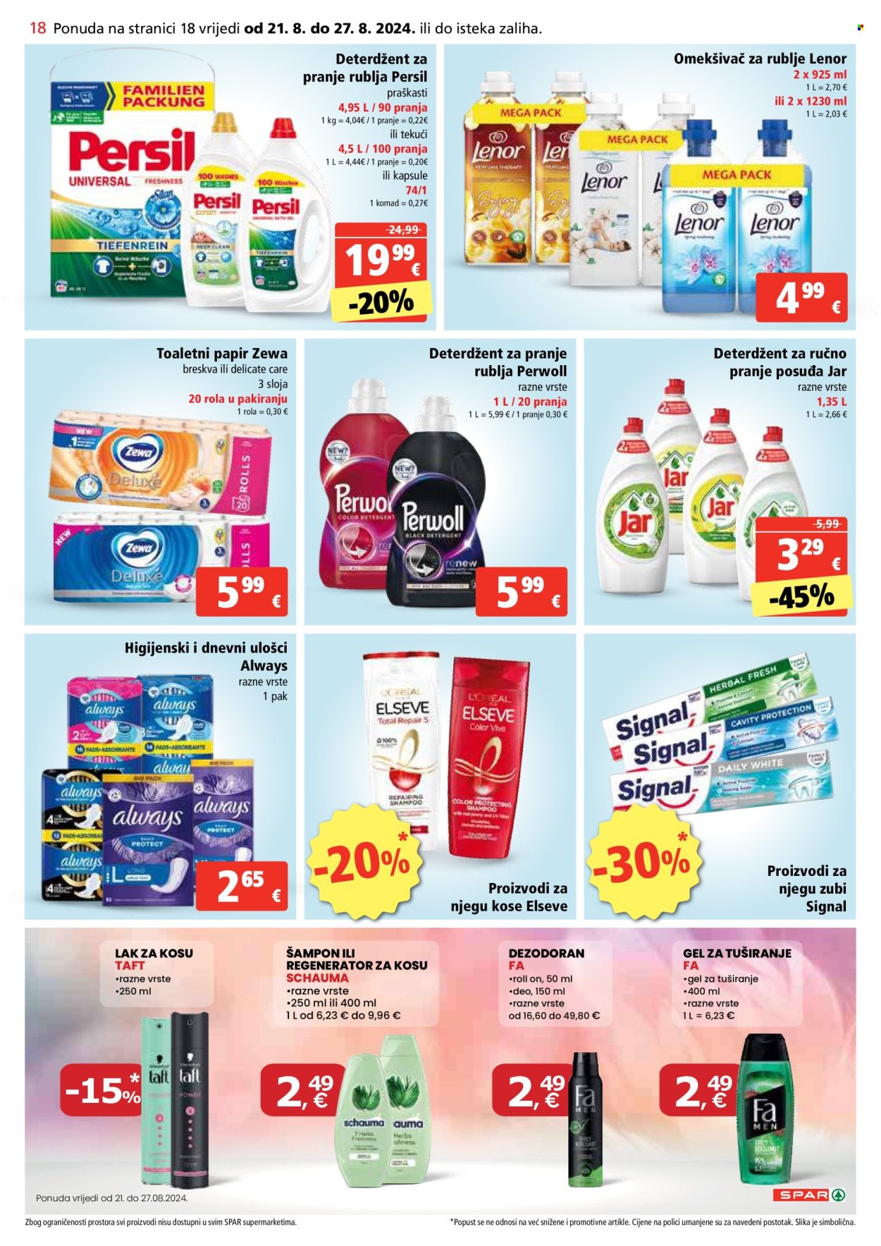 SPAR katalog - 21.08.2024. - 27.08.2024. Stranica 18