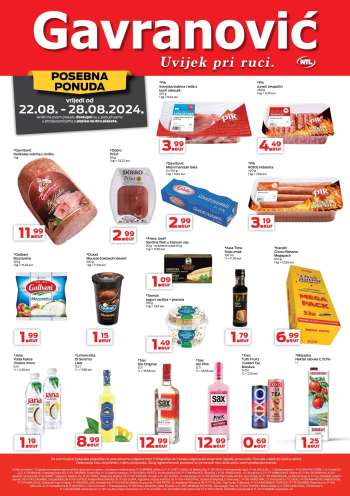 Gavranović katalog - 22.08.2024. - 28.08.2024.