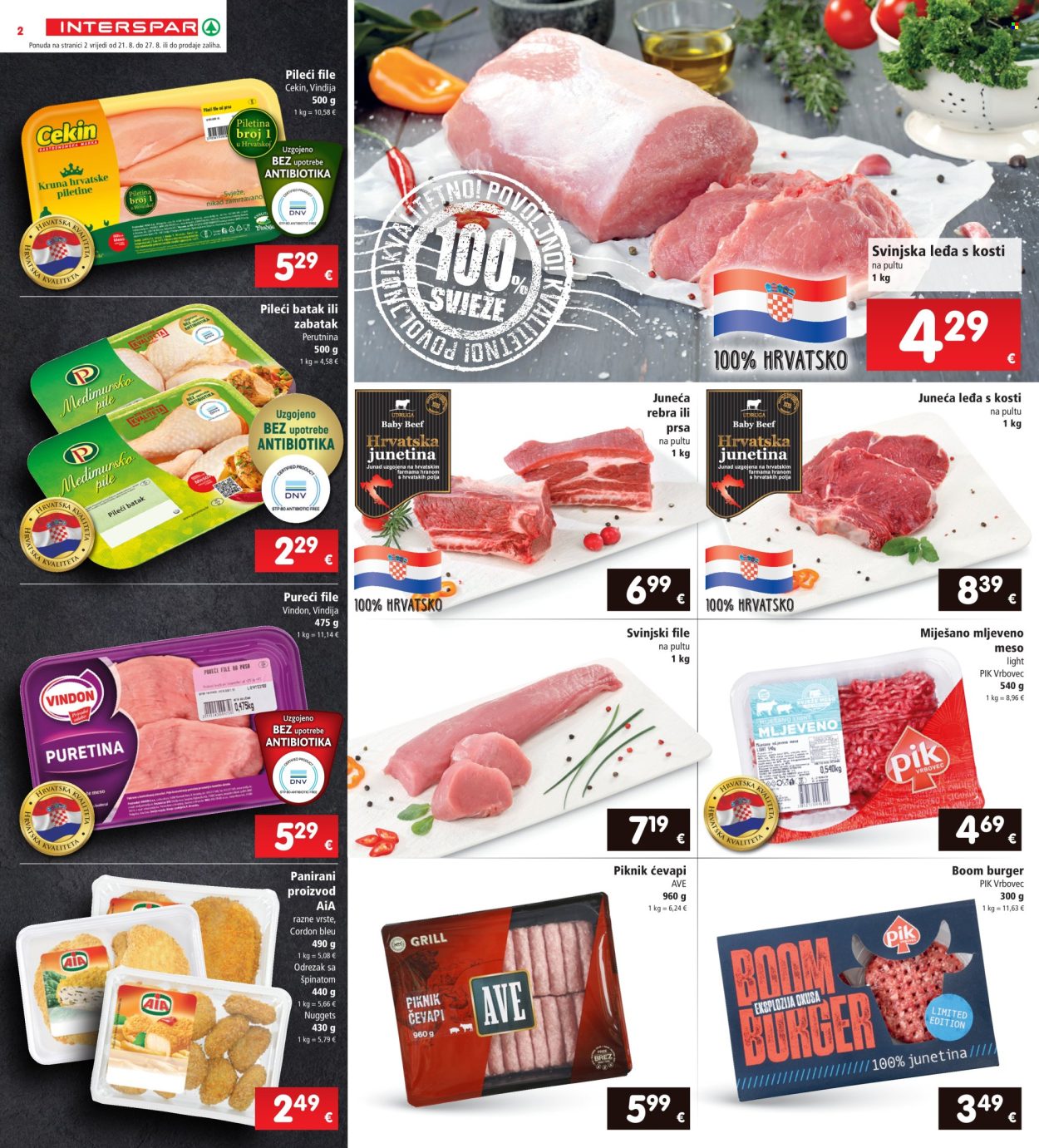 INTERSPAR katalog - 21.08.2024. - 27.08.2024. Stranica 2