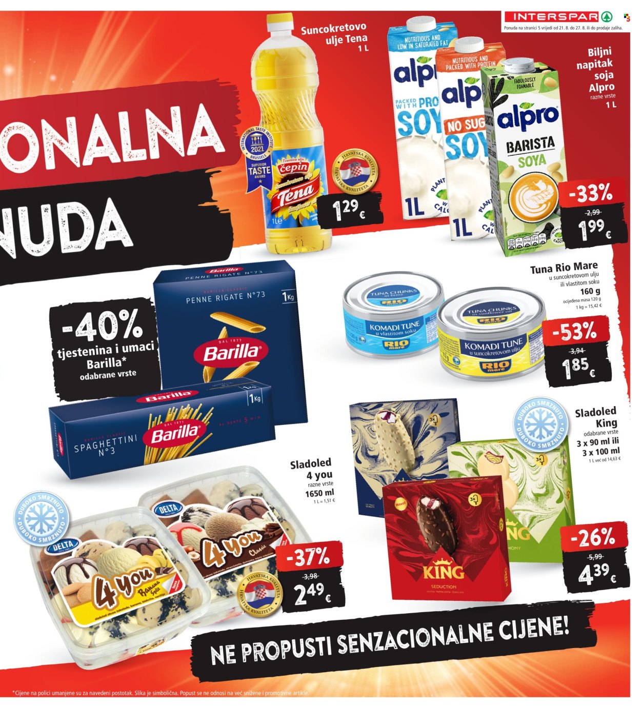 INTERSPAR katalog - 21.08.2024. - 27.08.2024. Stranica 5