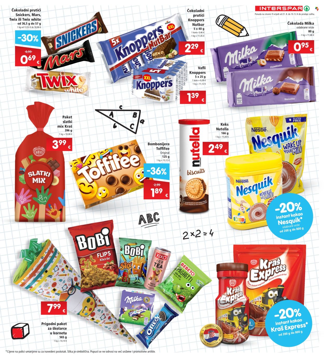 INTERSPAR katalog - 21.08.2024. - 27.08.2024. Stranica 9