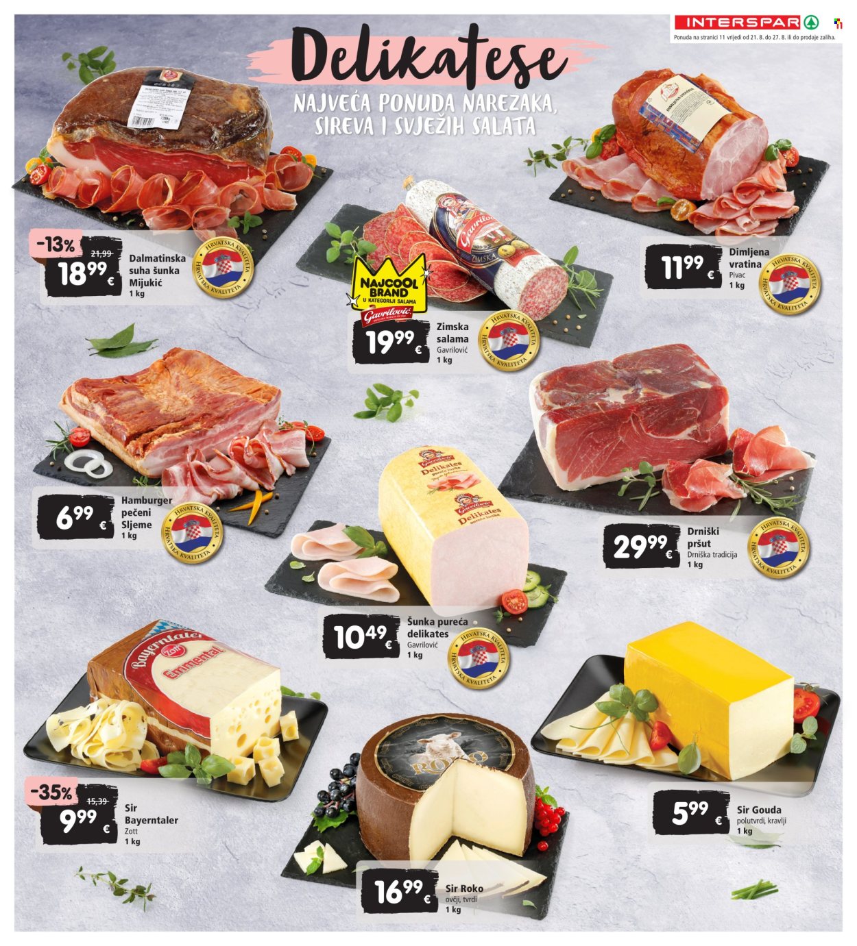 INTERSPAR katalog - 21.08.2024. - 27.08.2024. Stranica 11