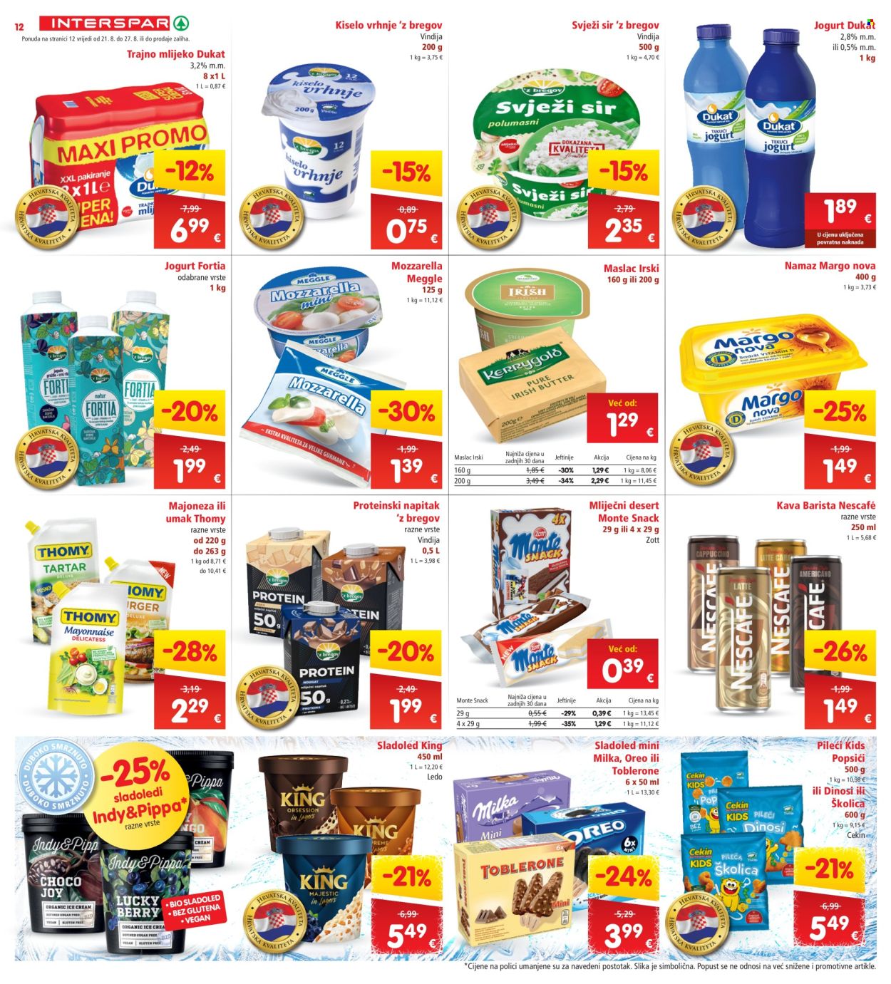 INTERSPAR katalog - 21.08.2024. - 27.08.2024. Stranica 12