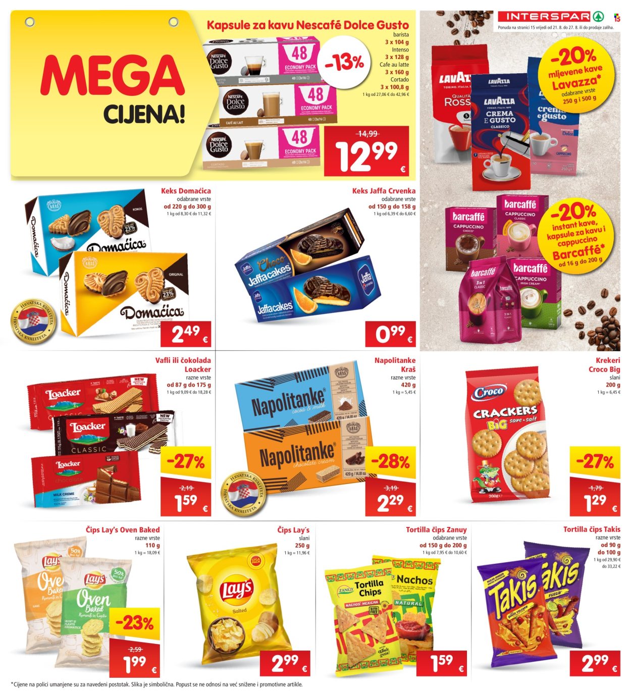 INTERSPAR katalog - 21.08.2024. - 27.08.2024. Stranica 15
