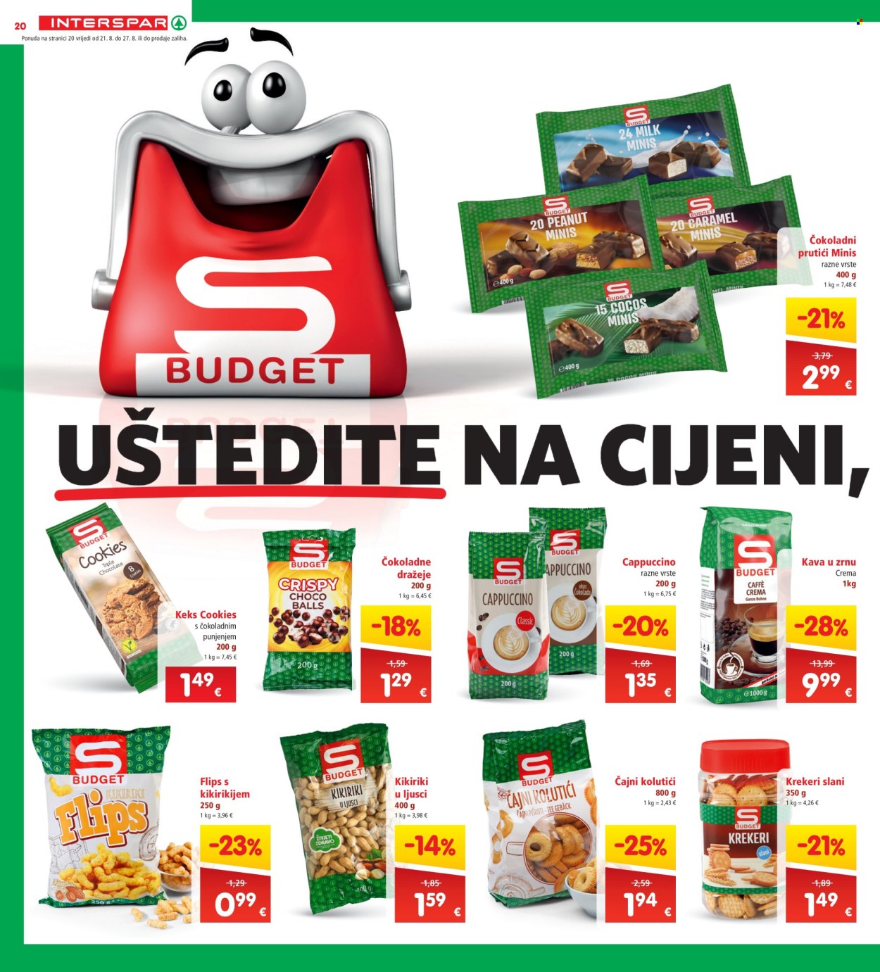 INTERSPAR katalog - 21.08.2024. - 27.08.2024. Stranica 20