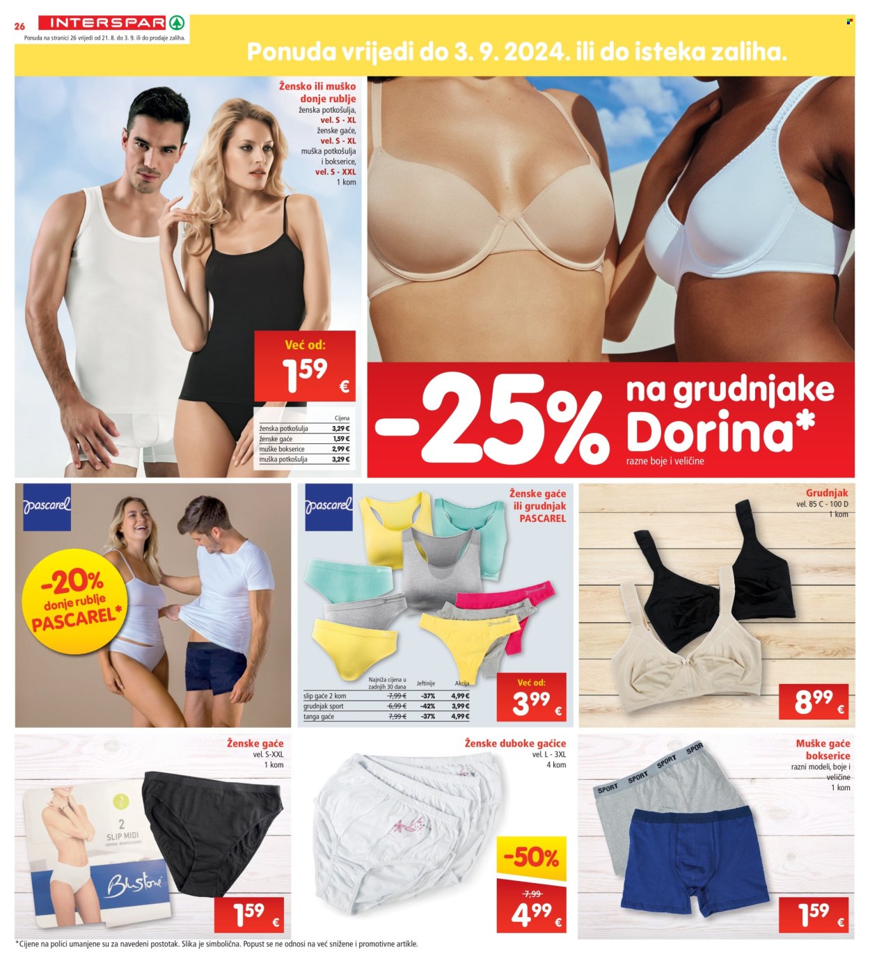 INTERSPAR katalog - 21.08.2024. - 27.08.2024. Stranica 26