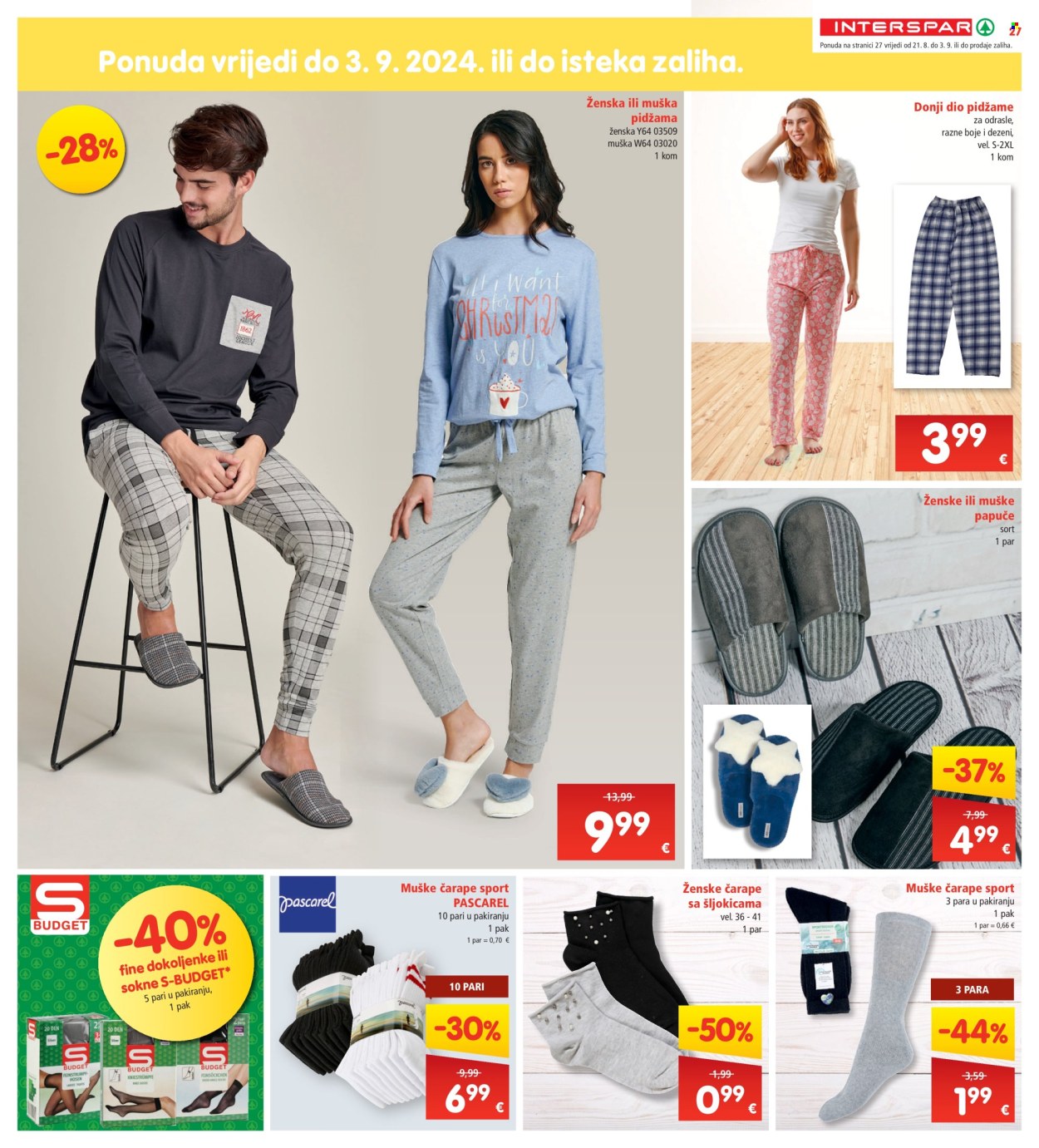 INTERSPAR katalog - 21.08.2024. - 27.08.2024. Stranica 27