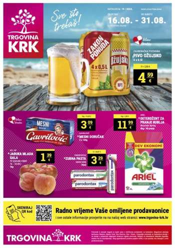Trgovina KRK katalog - 16.08.2024. - 31.08.2024.