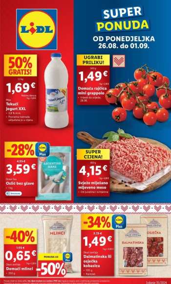 Lidl katalog - 26.08.2024. - 01.09.2024.
