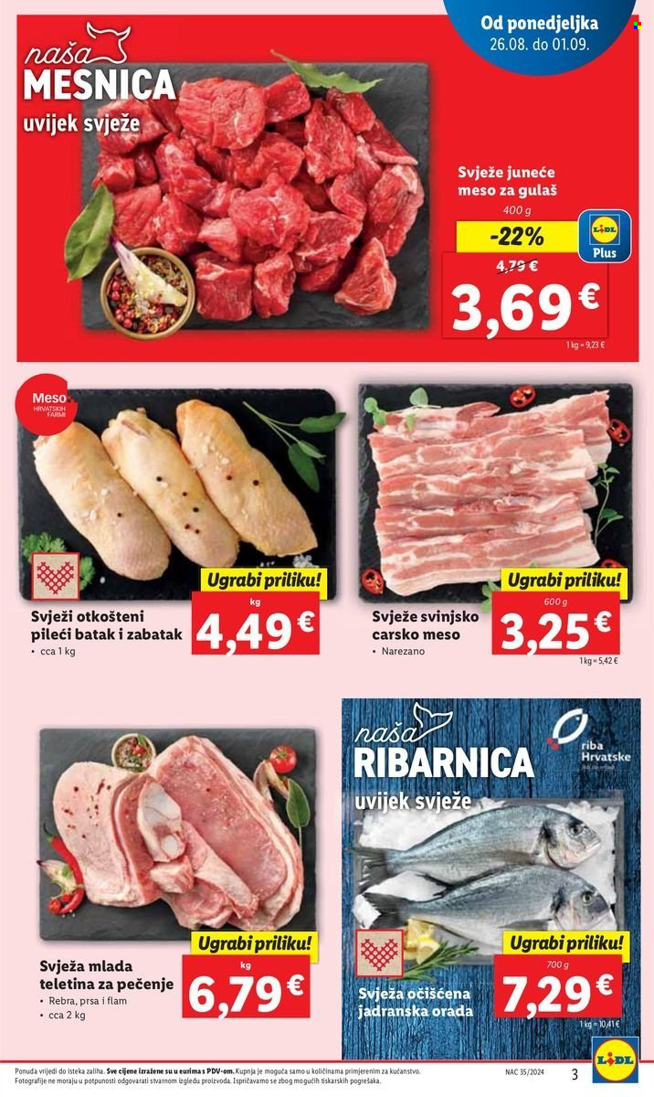 Lidl katalog - 26.08.2024. - 01.09.2024. Stranica 3